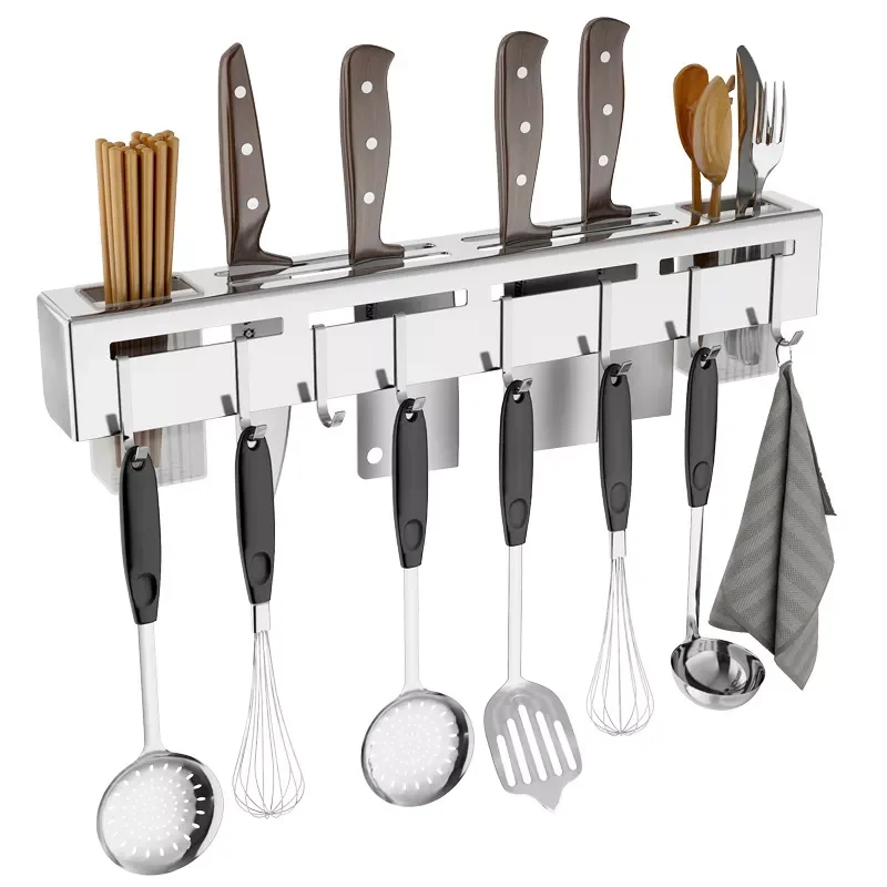 2022New Kitchen Accessories Organizer Free Punching Rack Knife Holder Household Multi Functional Wall-Mounted Knife Holder Stora
2022New Kitchen Accessories Organizer Free Punching Rack Knife Holder Household Multi Functional Wall-Mounted Knife Holder Stora