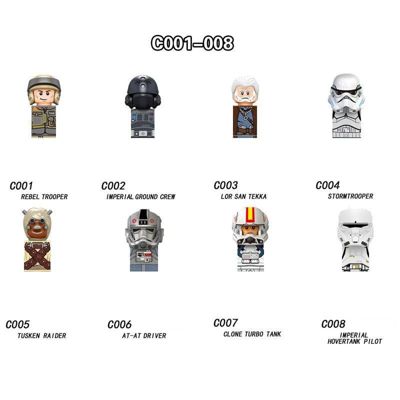 C001-008 Clone Soldier Mini Robot Figure Building BricksBB8 Small Particle Building Blocks Toys Boy Anime Figure Minifigures
C001-008 Clone Soldier Mini Robot Figure Building BricksBB8 Small Particle Building Blocks Toys Boy Anime Figure Minifigures