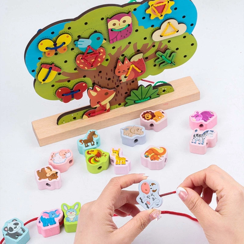 Balance Building Blocks Lacing Beads Toy Playset with Water Painted Animal Block Early Learning Math Toy for Preschool
Balance Building Blocks Lacing Beads Toy Playset with Water Painted Animal Block Early Learning Math Toy for Preschool