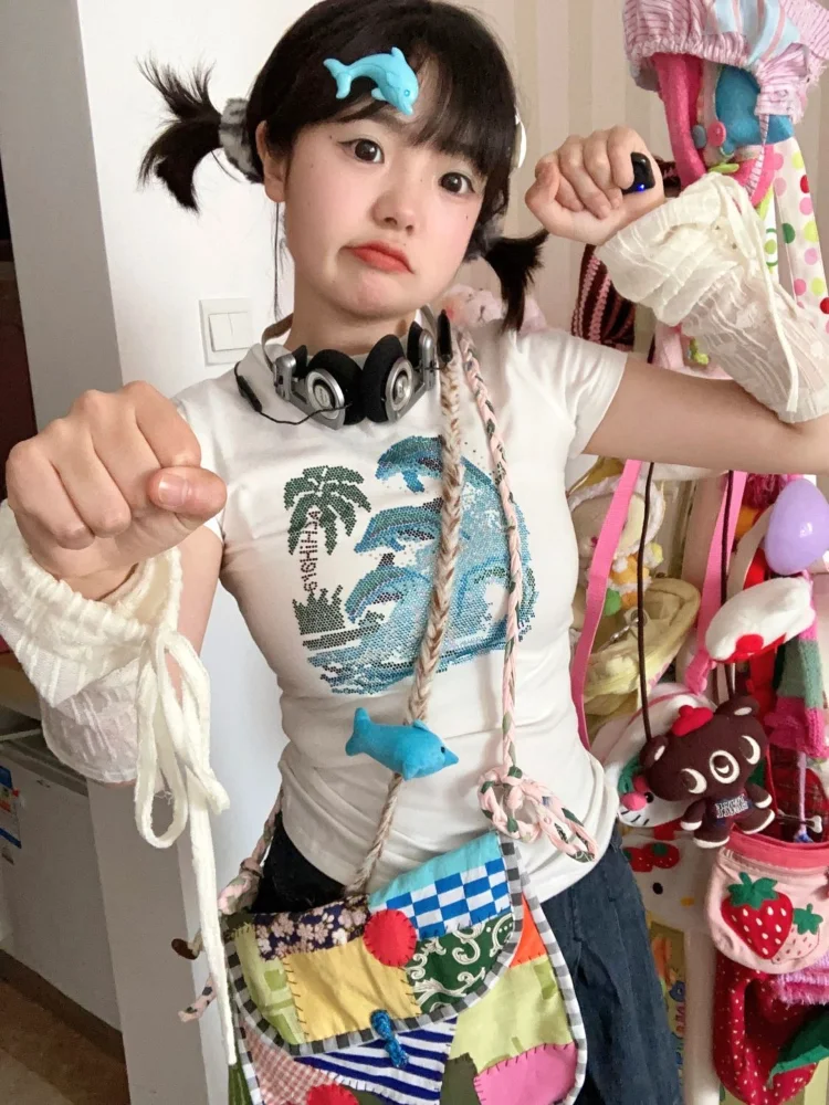 Harajuku Kawaii O-neck Print Tee Shirt Y2k E-Girl Slim Fit All-match Tops Women Summer Grunge Short Sleeve Cotton T-shirt
Harajuku Kawaii O-neck Print Tee Shirt Y2k E-Girl Slim Fit All-match Tops Women Summer Grunge Short Sleeve Cotton T-shirt