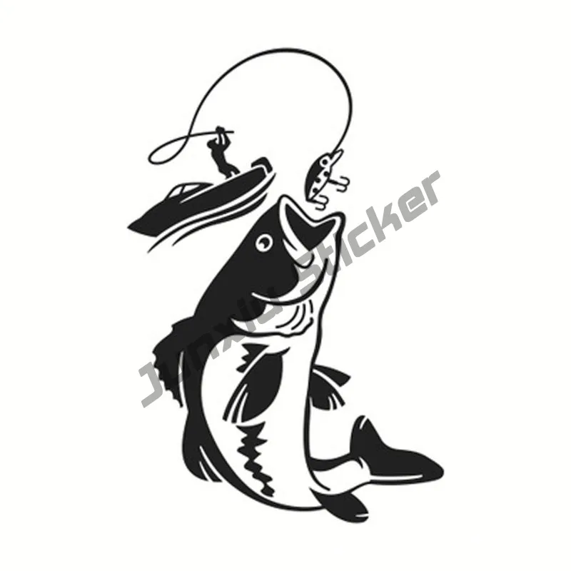Lifelike Fishing Fisherman Hobby Fish Boat Car Stickers Vinyl Decal Practucal For Car Motorcycle KK17*12cm
Lifelike Fishing Fisherman Hobby Fish Boat Car Stickers Vinyl Decal Practucal For Car Motorcycle KK17*12cm