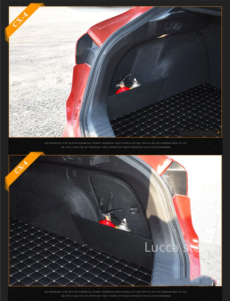 Для Mazda CX-4 2016-2022 автомобильные аксессуары фланелевый багажник боковой органайзер для хранения разделительная панель задний ящик защитная доска
Для Mazda CX-4 2016-2022 автомобильные аксессуары фланелевый багажник боковой органайзер для хранения разделительная панель задний ящик защитная доска
