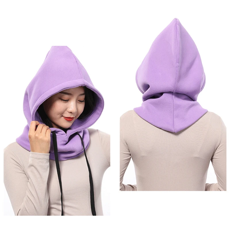 Unisex Winter Thick Hat Warm Thick Ear Neck New Protection Beanies Women Men 2 Layer Hooded Collar Removable Drawstring Cap
Unisex Winter Thick Hat Warm Thick Ear Neck New Protection Beanies Women Men 2 Layer Hooded Collar Removable Drawstring Cap