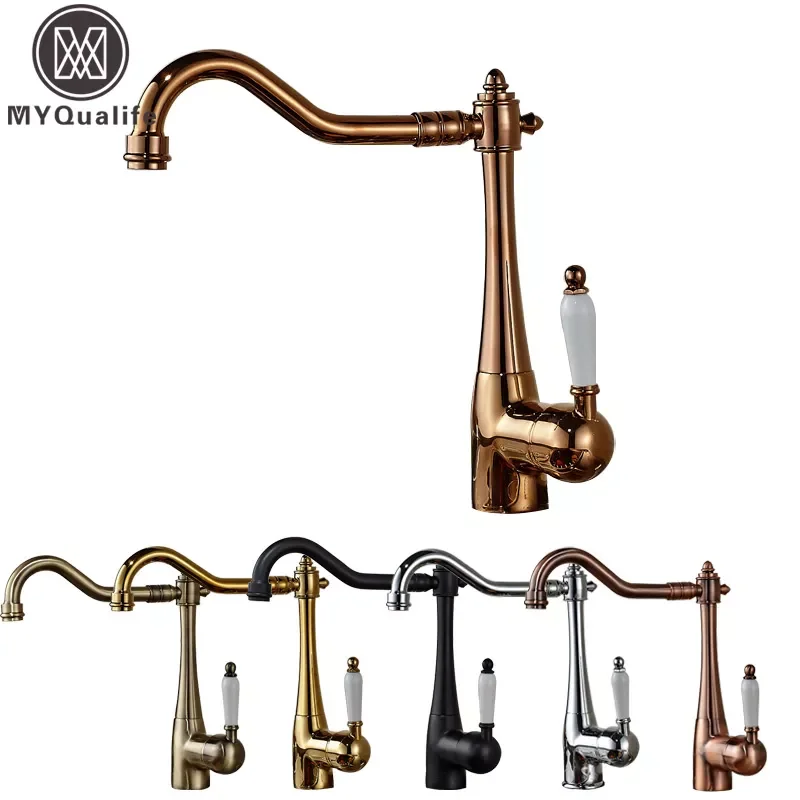 Free Shipping One Hole Swivel Spout Kitchen Sink Faucet Deck Mounted Single Handle Hot and Cold Water Kitchen Mixers
Free Shipping One Hole Swivel Spout Kitchen Sink Faucet Deck Mounted Single Handle Hot and Cold Water Kitchen Mixers