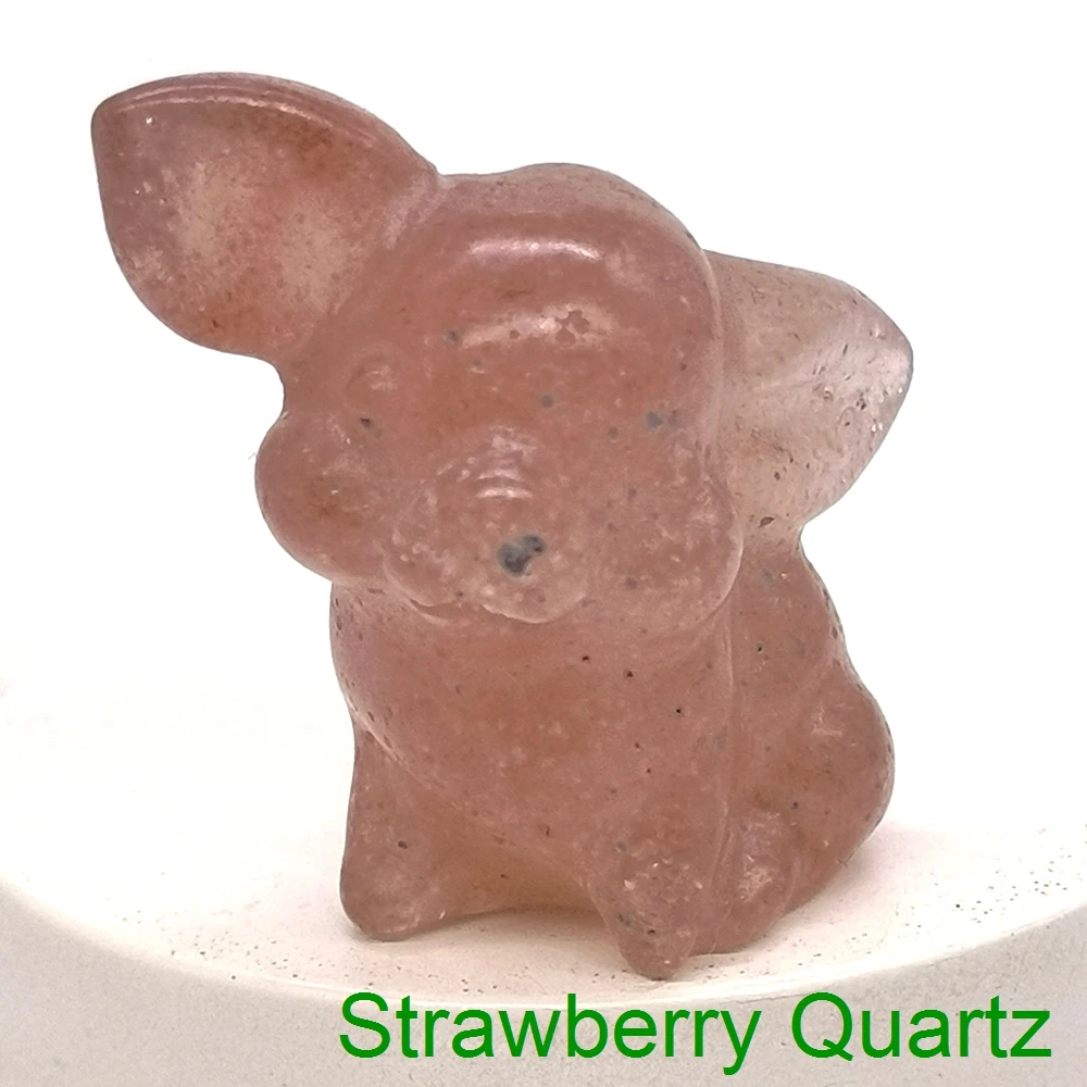 Фигурка свинья из камня Аметист Флюорит Зелёный А aventurine
Фигурка свинья из камня Аметист Флюорит Зелёный А aventurine