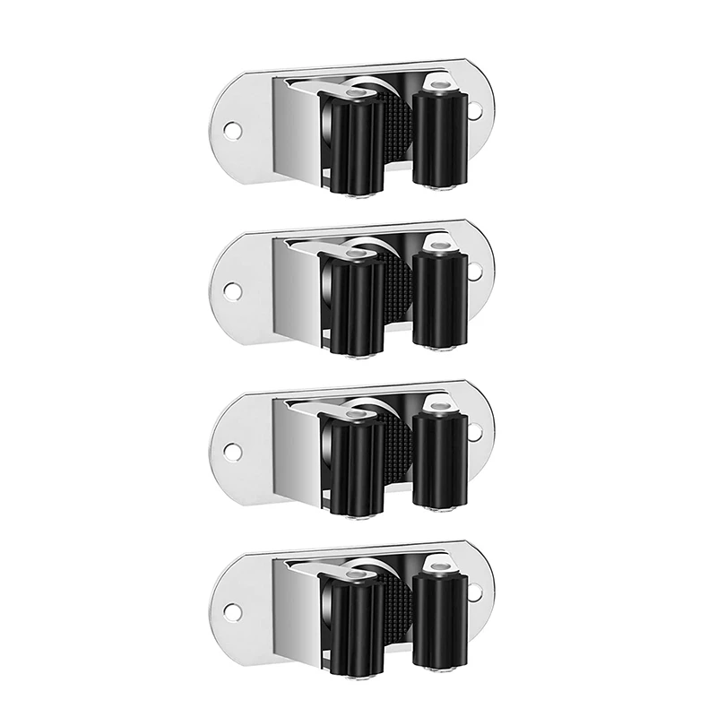 4Pcs Mop And Broom Holder Wall Mount Heavy Duty Stainless Steel Broom Holder Broom Organizer Garden Garage Storage Rack
4Pcs Mop And Broom Holder Wall Mount Heavy Duty Stainless Steel Broom Holder Broom Organizer Garden Garage Storage Rack