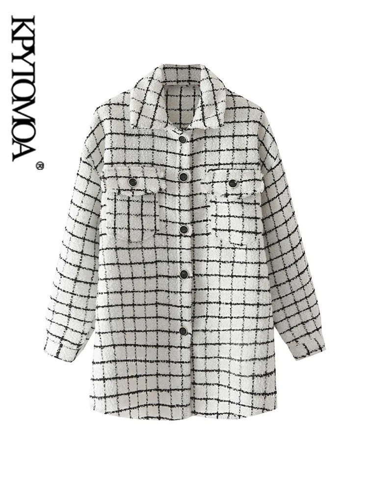 KPYTOMOA Women Fashion With Pockets Tweed Oversized Jacket Coat Vintage Long Sleeve Frayed Trims Female Outerwear Chic Tops
KPYTOMOA Women Fashion With Pockets Tweed Oversized Jacket Coat Vintage Long Sleeve Frayed Trims Female Outerwear Chic Tops