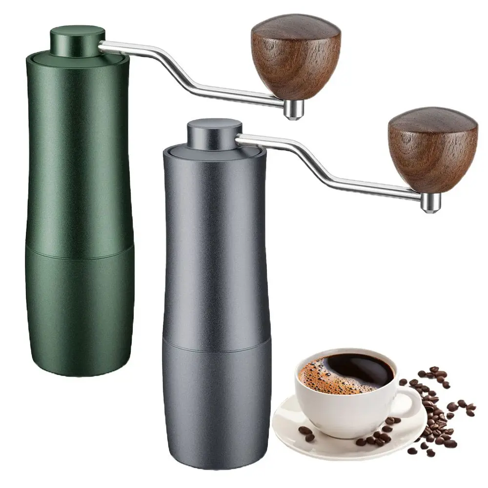 with Wood Handle Espresso Kitchen Tool Coffee Bean Mill Adjustable Setting Manual Coffee Grinder Stainless Steel Burr
with Wood Handle Espresso Kitchen Tool Coffee Bean Mill Adjustable Setting Manual Coffee Grinder Stainless Steel Burr