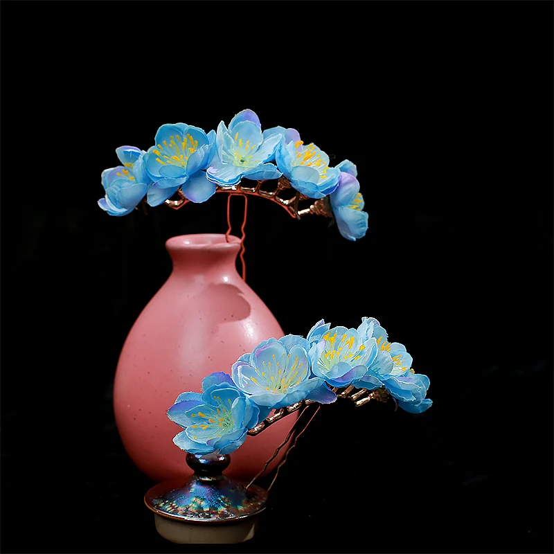 Plum Blossom Hairpin Artificial Flower Hair Decorations Hanfu Headdress Princess Dress Up Fairy Cosplay Headwear
Plum Blossom Hairpin Artificial Flower Hair Decorations Hanfu Headdress Princess Dress Up Fairy Cosplay Headwear