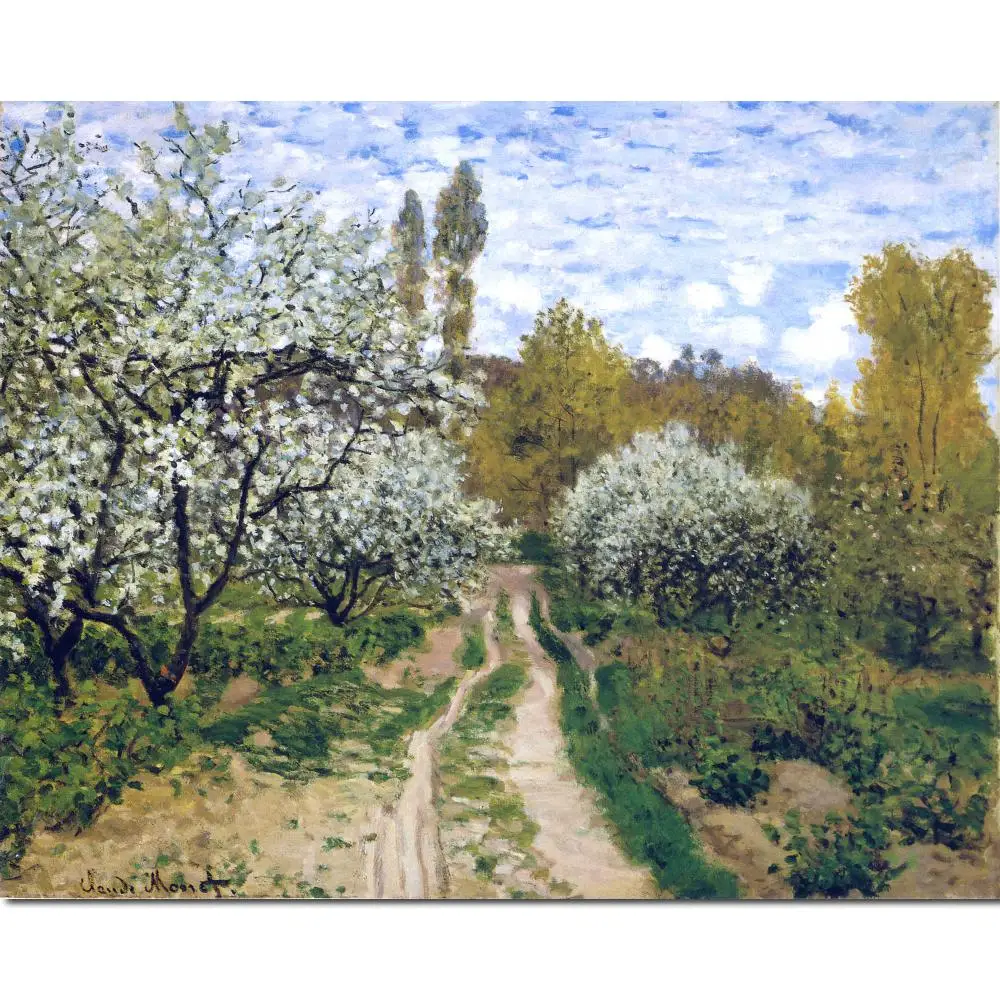 High Quality Claude Monet Oil Paintings Reproduction Hand Painted Modern Art Trees In Bloom For House Decor
High Quality Claude Monet Oil Paintings Reproduction Hand Painted Modern Art Trees In Bloom For House Decor