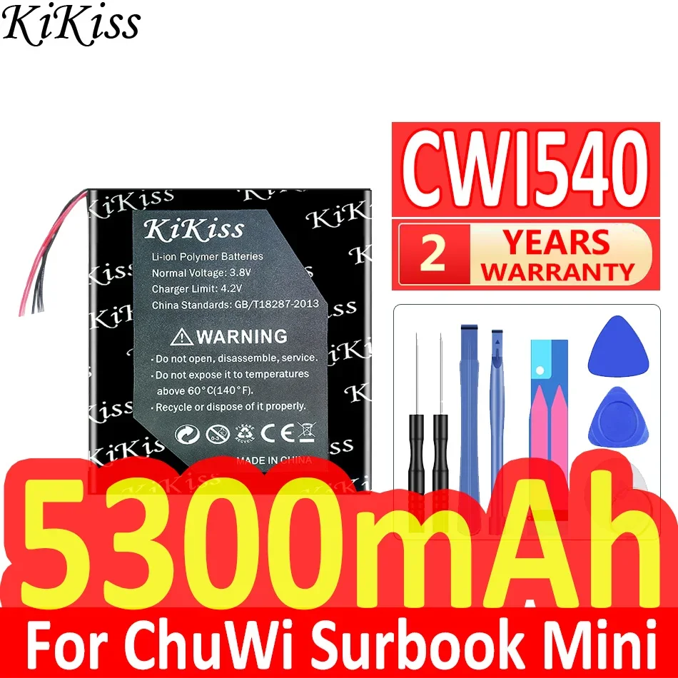 Мощный аккумулятор KiKiss 5300 мАч для ChuWi Surbook Mini CWI540, для планшетов, ПК, планшетов, Аккумулятор для ноутбука NV301401462S
Мощный аккумулятор KiKiss 5300 мАч для ChuWi Surbook Mini CWI540, для планшетов, ПК, планшетов, Аккумулятор для ноутбука NV301401462S