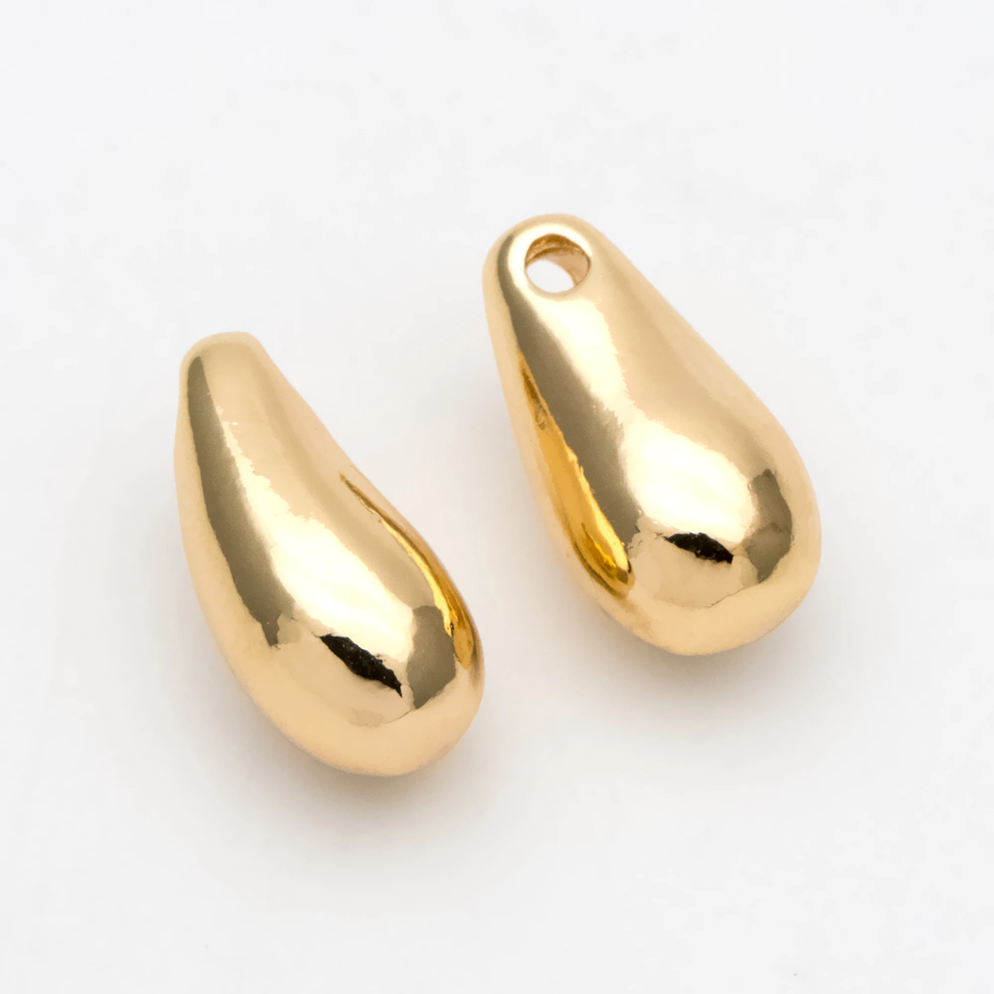10pcs Gold Teardrop Charm 12x6mm, Earring Pendant For Jewelry Making Diy Accessories (GB-3284)
10pcs Gold Teardrop Charm 12x6mm, Earring Pendant For Jewelry Making Diy Accessories (GB-3284)