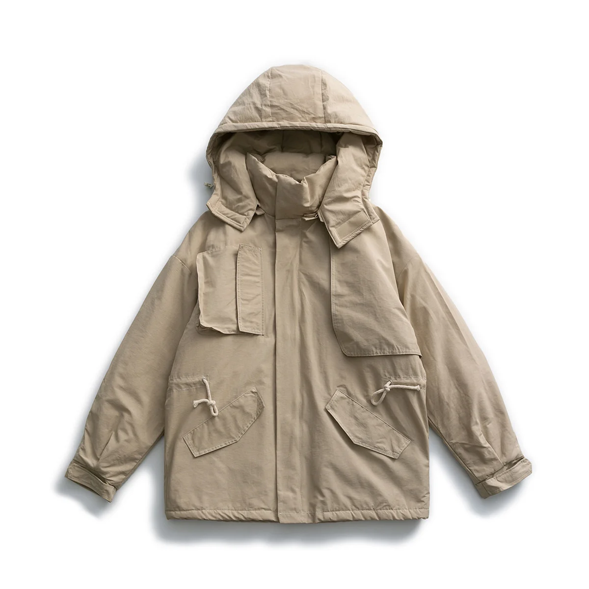 Spring Winter New Tooling Multi Pocket Hooded Lamb Wool Drawstring Cotton Suit Outdoor Sport Trekking Jacket Training Labor Coat
Spring Winter New Tooling Multi Pocket Hooded Lamb Wool Drawstring Cotton Suit Outdoor Sport Trekking Jacket Training Labor Coat