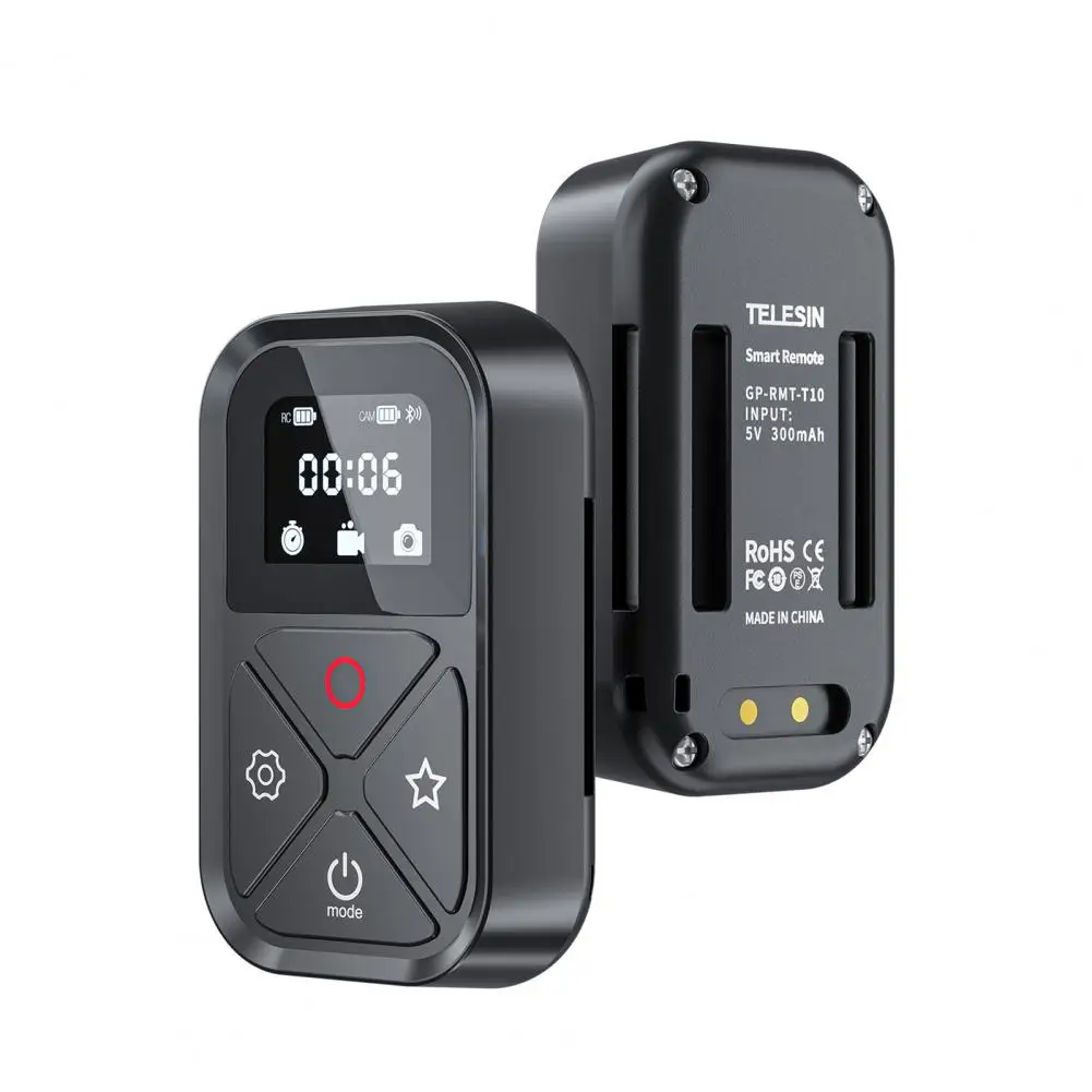 Hands-free Rechargable Bluetooth-compatible Action Camera Smart Remote Control for Gopro10/9/8/Max
Hands-free Rechargable Bluetooth-compatible Action Camera Smart Remote Control for Gopro10/9/8/Max