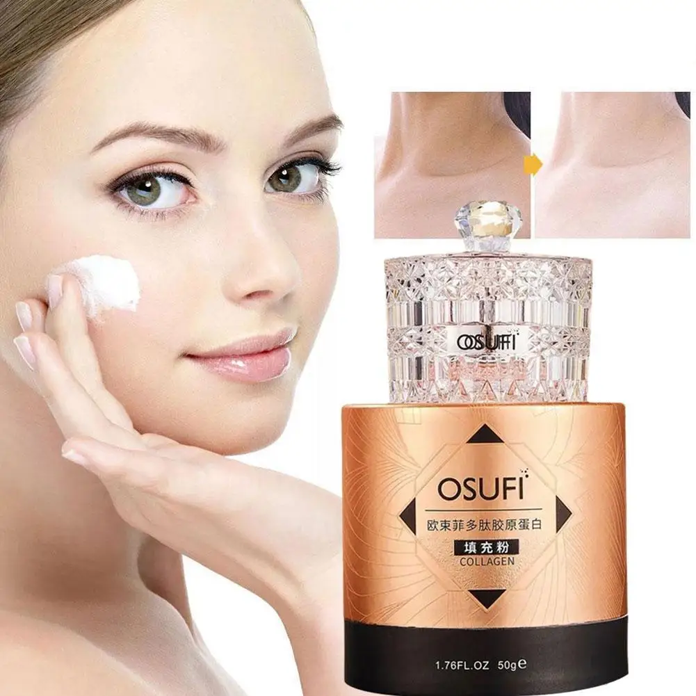 Polypeptide Collagen Filling Powder Serum Face Cream Nourish Hydrating Moisturizing Essence Skin Care 50g
Polypeptide Collagen Filling Powder Serum Face Cream Nourish Hydrating Moisturizing Essence Skin Care 50g
