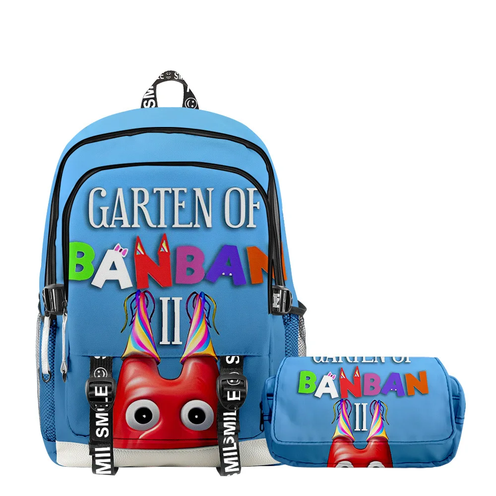2pcs Garten of Banban Large capacity Double-layer Backpack Anime Travel Bag Double layer pencil bag School Student Boys mochila
2pcs Garten of Banban Large capacity Double-layer Backpack Anime Travel Bag Double layer pencil bag School Student Boys mochila