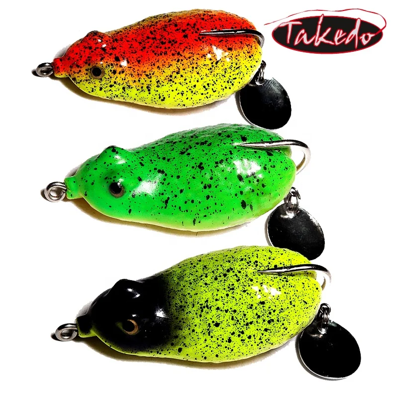 TAKEDO High Quality Frog Bait L002 60mm 75mm Bass Floating Fishing Frog Lure Bass Lure
TAKEDO High Quality Frog Bait L002 60mm 75mm Bass Floating Fishing Frog Lure Bass Lure