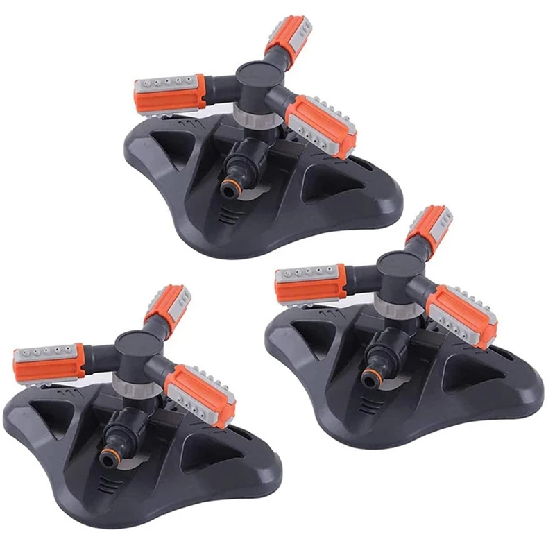 360° 3-Arm Rotating Garden Water Sprinklers System, Garden Sprinklers For Large Areas Auto Irrigation Water
360° 3-Arm Rotating Garden Water Sprinklers System, Garden Sprinklers For Large Areas Auto Irrigation Water