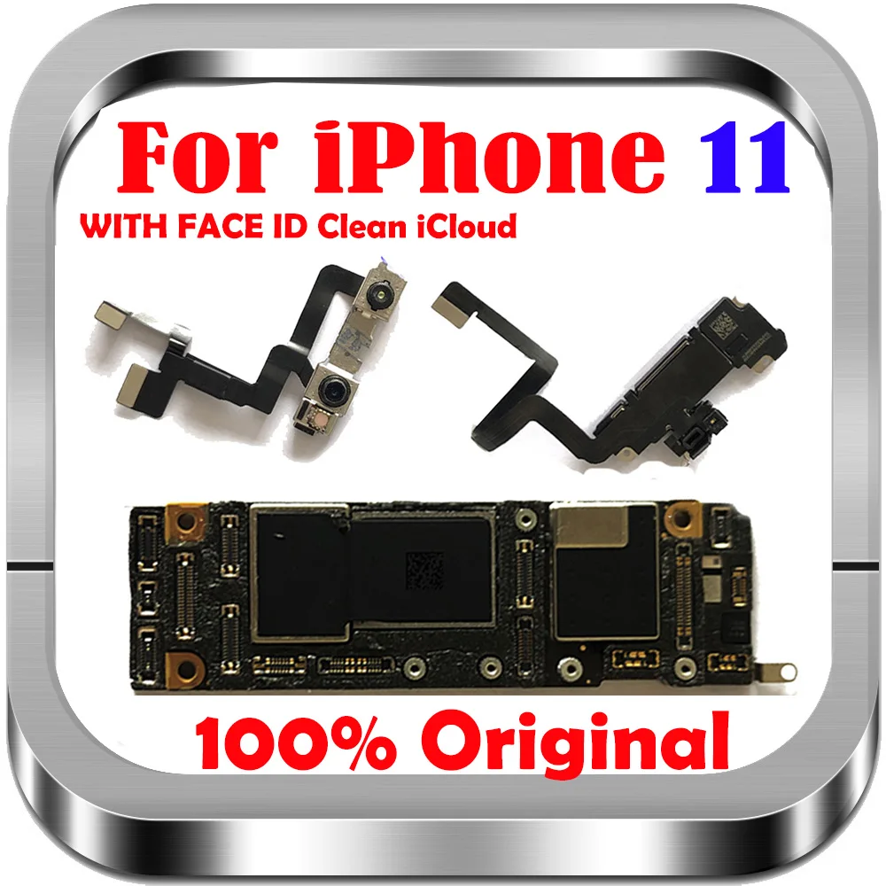 Полная работа хорошо протестированная материнская плата Clean iCloud для iPhone 11 с
