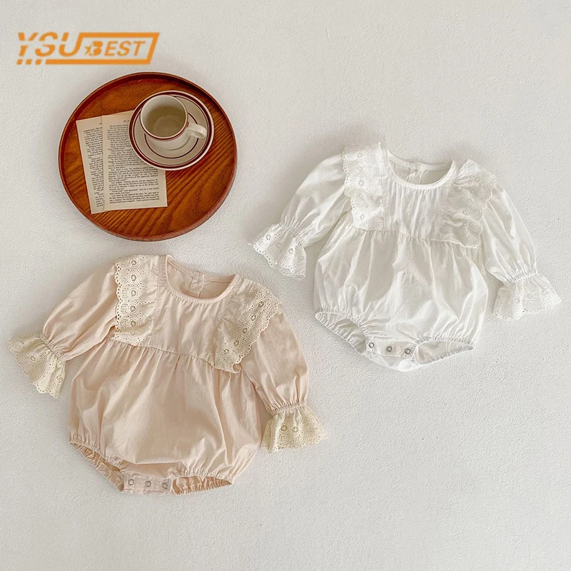 Spring Autumn Sweet Newborn Kids Baby Girls Rompers New Infant Baby Girls Long Sleeve Lace Rompers Clothes
Spring Autumn Sweet Newborn Kids Baby Girls Rompers New Infant Baby Girls Long Sleeve Lace Rompers Clothes
