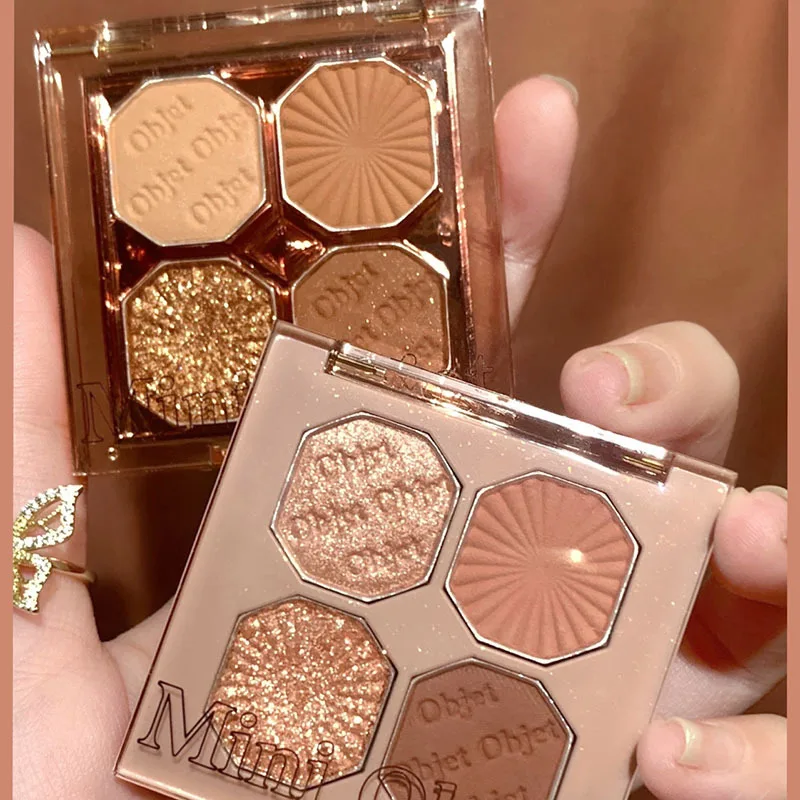 DIKALU New Arrival Charming Eyeshadow Bright Gemstone Four-color Eyeshadow Pearly Matte Earth Eyeshadow Palette Cosmetics 
DIKALU New Arrival Charming Eyeshadow Bright Gemstone Four-color Eyeshadow Pearly Matte Earth Eyeshadow Palette Cosmetics