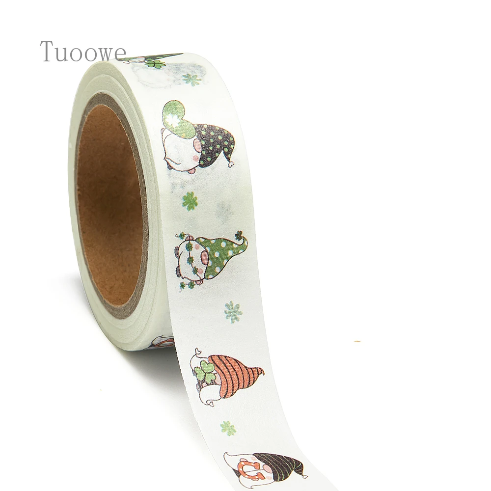 NEW 1PC 15mm x 10m Gnomes st patrick s Day Cartoon Washi Tape Scrapbook Masking Adhesive Washi Tape Stationery
NEW 1PC 15mm x 10m Gnomes st patrick s Day Cartoon Washi Tape Scrapbook Masking Adhesive Washi Tape Stationery