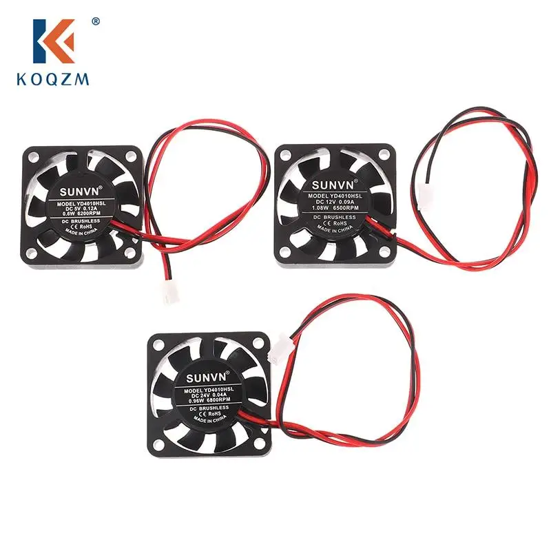 4010 DC Cooling Fan 5V-24V Suitable For Oil Bearing Brushless Cooling 2PIN SUNVN 40mm Silent Cooling Fan 6200RPM/6500RPM/6800RPM
4010 DC Cooling Fan 5V-24V Suitable For Oil Bearing Brushless Cooling 2PIN SUNVN 40mm Silent Cooling Fan 6200RPM/6500RPM/6800RPM