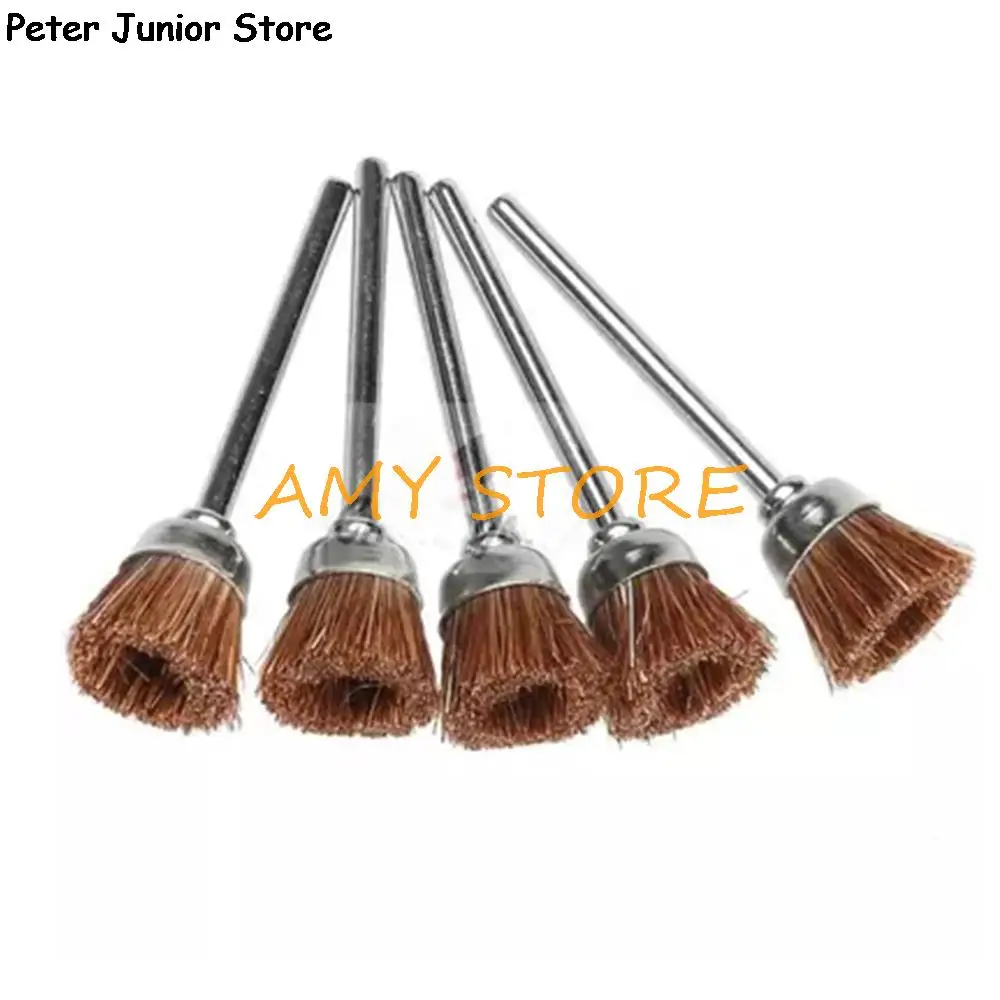 5Pcs 3mm Brown Soft Nylon Polishing Cup Brush Wheels Metal Buffing Polishing for Mini Drill Rotary Tools
5Pcs 3mm Brown Soft Nylon Polishing Cup Brush Wheels Metal Buffing Polishing for Mini Drill Rotary Tools