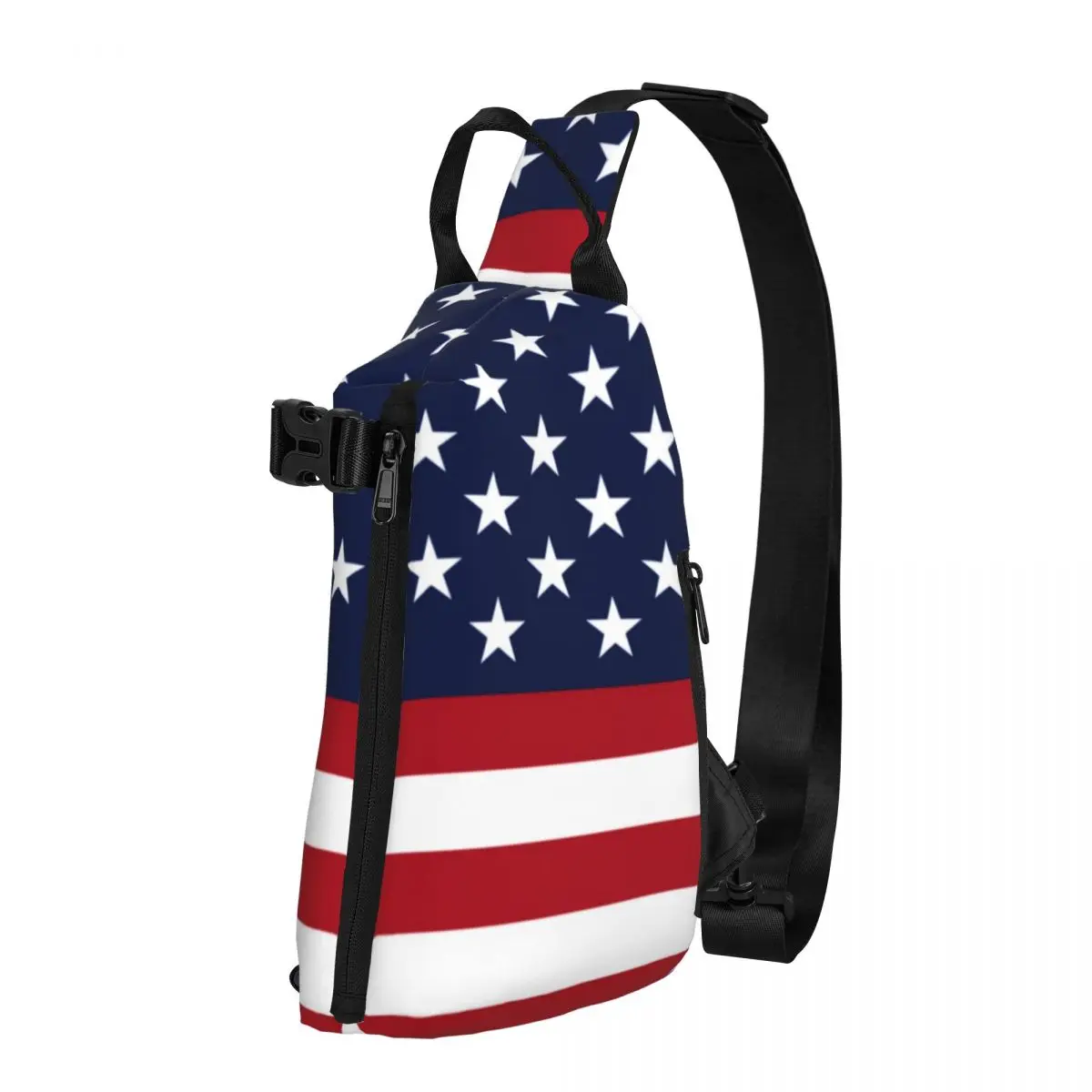 Star Spangled USA Flag Chest Bags Patriotic White Blue Stars Stripes Shoulder Bag Modern Business Small Bag Running Sling Bags
Star Spangled USA Flag Chest Bags Patriotic White Blue Stars Stripes Shoulder Bag Modern Business Small Bag Running Sling Bags