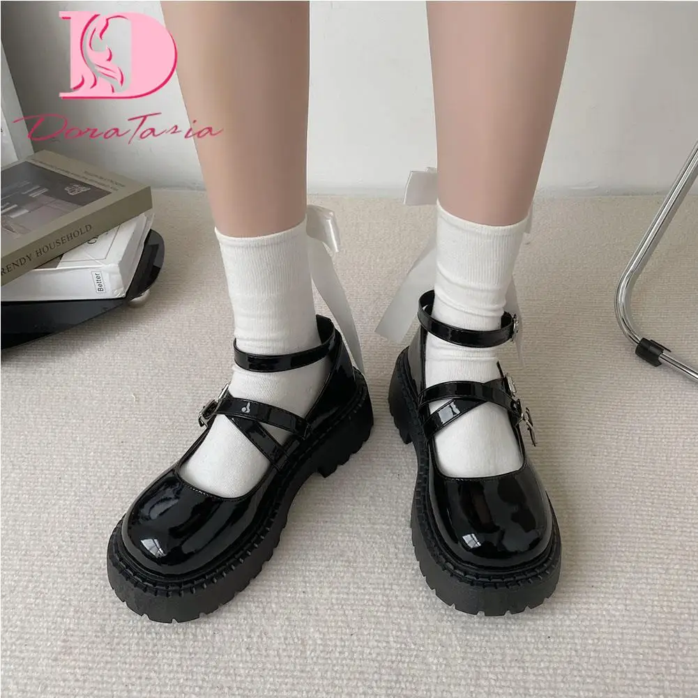 New Arrival Mary Janes Shoes Women Pumps Platform Chunky High Heels Buckle Sweet Solid Pumps Ladies Cross Strap Elegant Pumps
New Arrival Mary Janes Shoes Women Pumps Platform Chunky High Heels Buckle Sweet Solid Pumps Ladies Cross Strap Elegant Pumps
