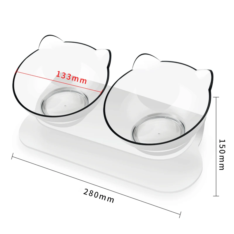 Ulmpp Dog Cat Food Bowl Feeder Water Dispenser Pet Drinking Raised Stand Double Dish Feeding Animal Rabbit Kitten Puppy Supplies
Ulmpp Dog Cat Food Bowl Feeder Water Dispenser Pet Drinking Raised Stand Double Dish Feeding Animal Rabbit Kitten Puppy Supplies