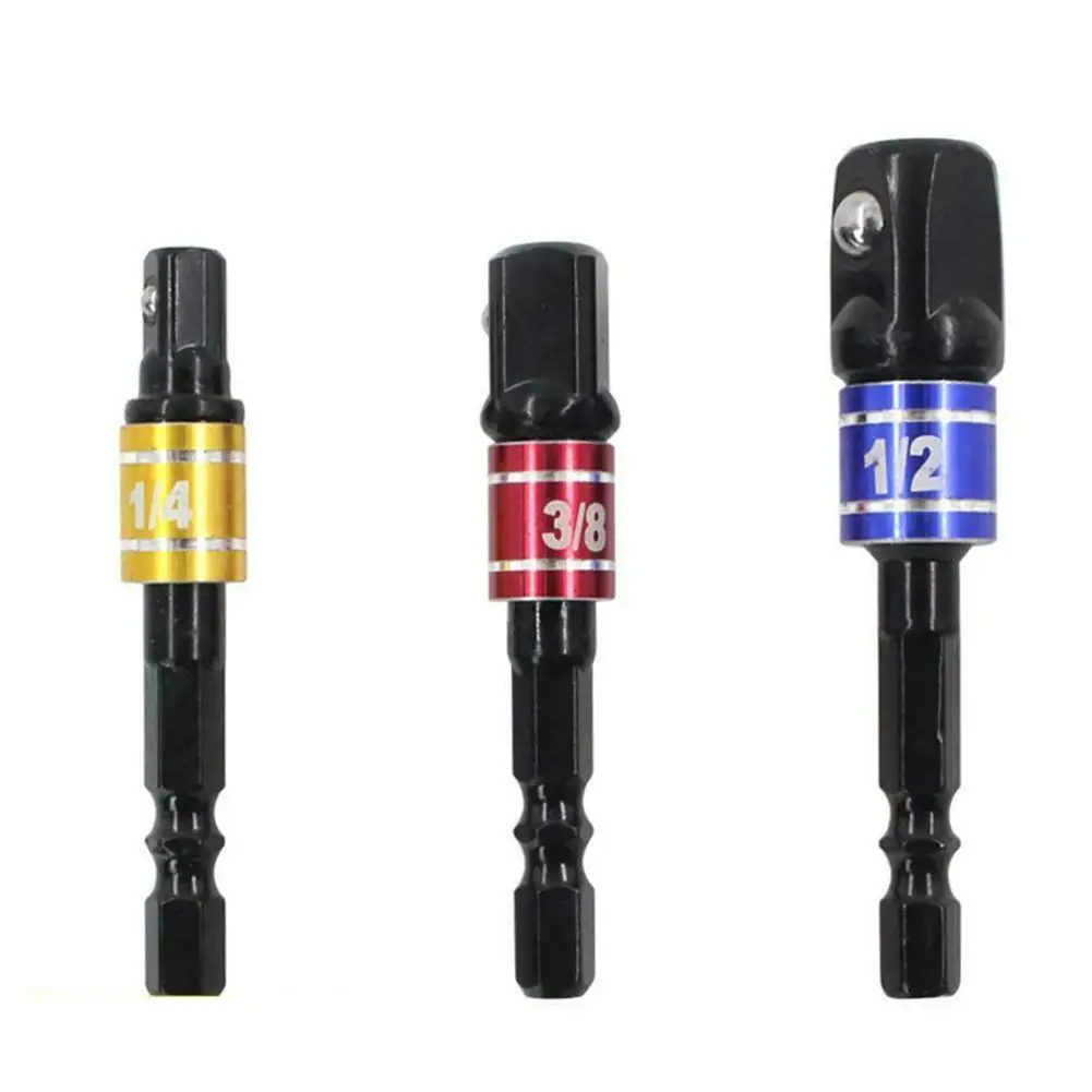 3Pcs Drill Socket Adapter Impact Drill Extension Drill Bits Bar 1/4 3/8 1/2 Hex Square Head Drill Bit Socket Adapter Power Tool
3Pcs Drill Socket Adapter Impact Drill Extension Drill Bits Bar 1/4 3/8 1/2 Hex Square Head Drill Bit Socket Adapter Power Tool