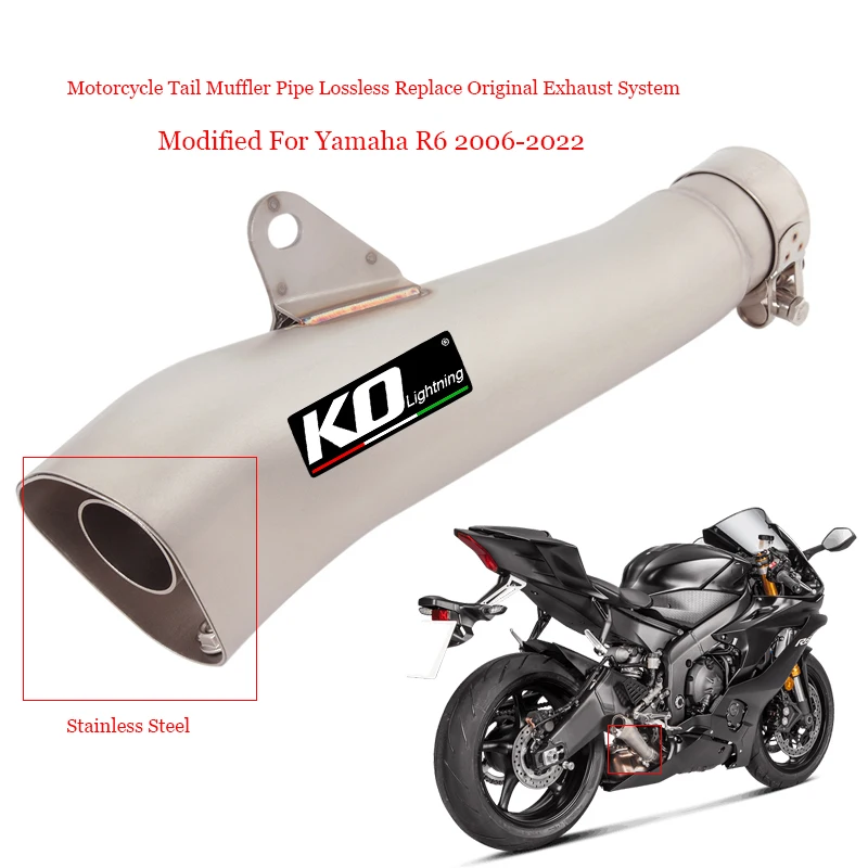 1.77inch Diameter Exhaust Muffler Tip Pipe Delete Replace Original Exhaust System Lossless Modified For Yamaha YZF R6 2006-2022
1.77inch Diameter Exhaust Muffler Tip Pipe Delete Replace Original Exhaust System Lossless Modified For Yamaha YZF R6 2006-2022