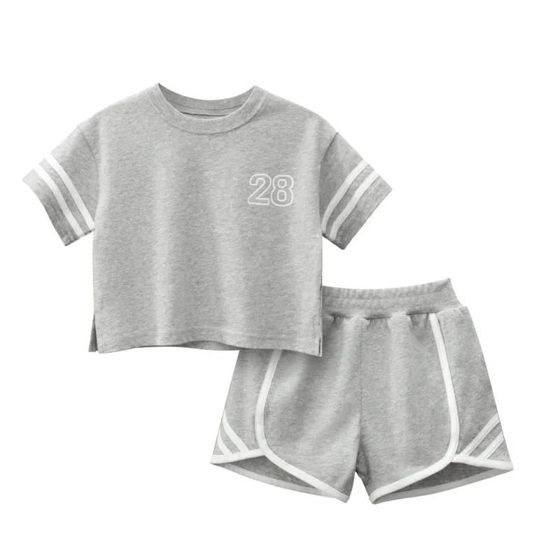 Summer Girl Tracksuits 2pcs Casual Baby Clothing Suits Short Sleeve T-shirt Shorts Children Clothes Boys Girls Outfits
Summer Girl Tracksuits 2pcs Casual Baby Clothing Suits Short Sleeve T-shirt Shorts Children Clothes Boys Girls Outfits