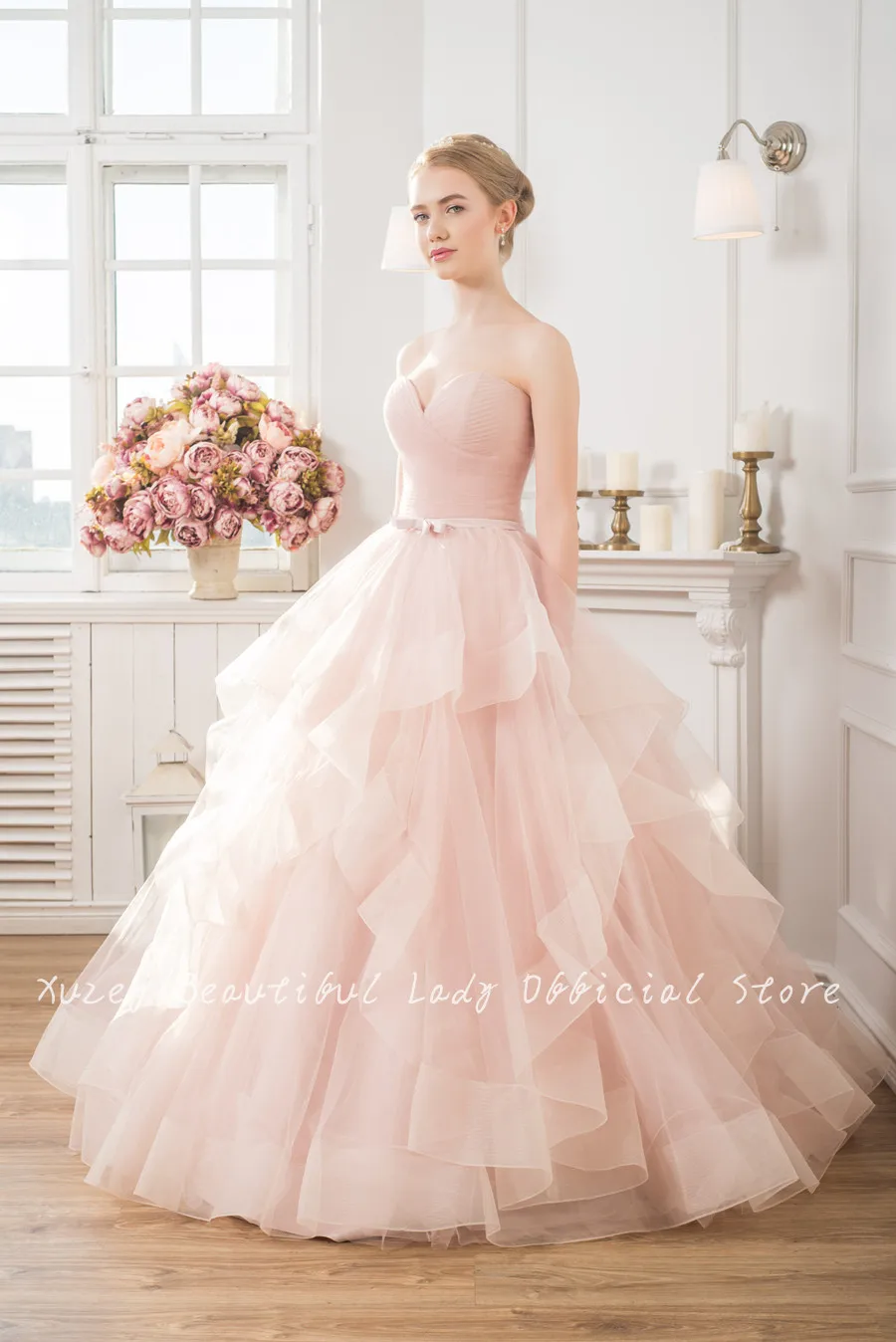 Pink Tubeless Tulle Elegant Evening Dress Long Luxury 2022 Strapless Layered Princess Prom Gown Homecoming Celebrity Dress Robe
Pink Tubeless Tulle Elegant Evening Dress Long Luxury 2022 Strapless Layered Princess Prom Gown Homecoming Celebrity Dress Robe