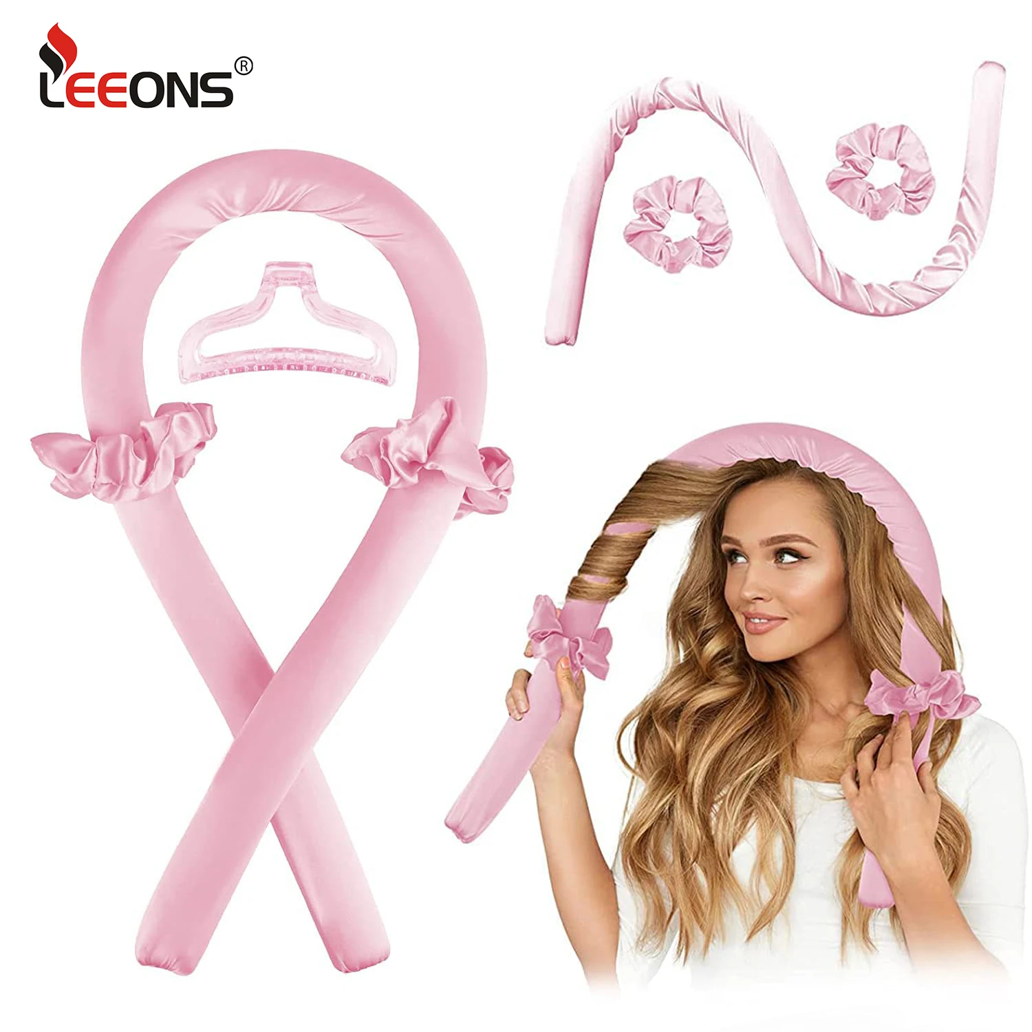 Heatless Hair Curlers Curling Iron Headband Lazy Curler Silk Heatless Curling Wand Make Curly Hair Styling Tool Бигуди Для Волос
Heatless Hair Curlers Curling Iron Headband Lazy Curler Silk Heatless Curling Wand Make Curly Hair Styling Tool Бигуди Для Волос
