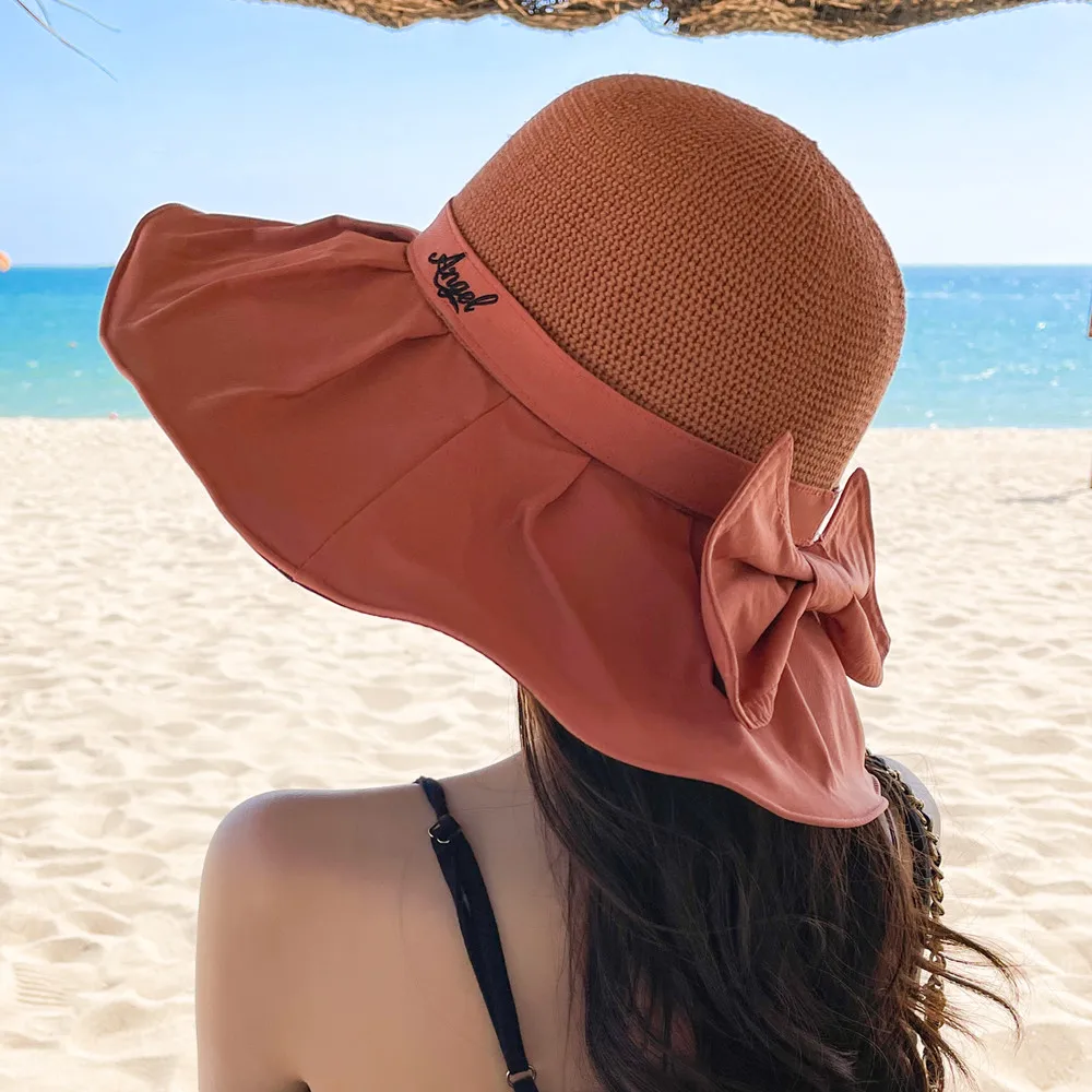 New Women's Summer Shade Cap Fashion Hollow Out Ceiling Design Sun Hat Female Travel Bow Bucket Hat
New Women's Summer Shade Cap Fashion Hollow Out Ceiling Design Sun Hat Female Travel Bow Bucket Hat
