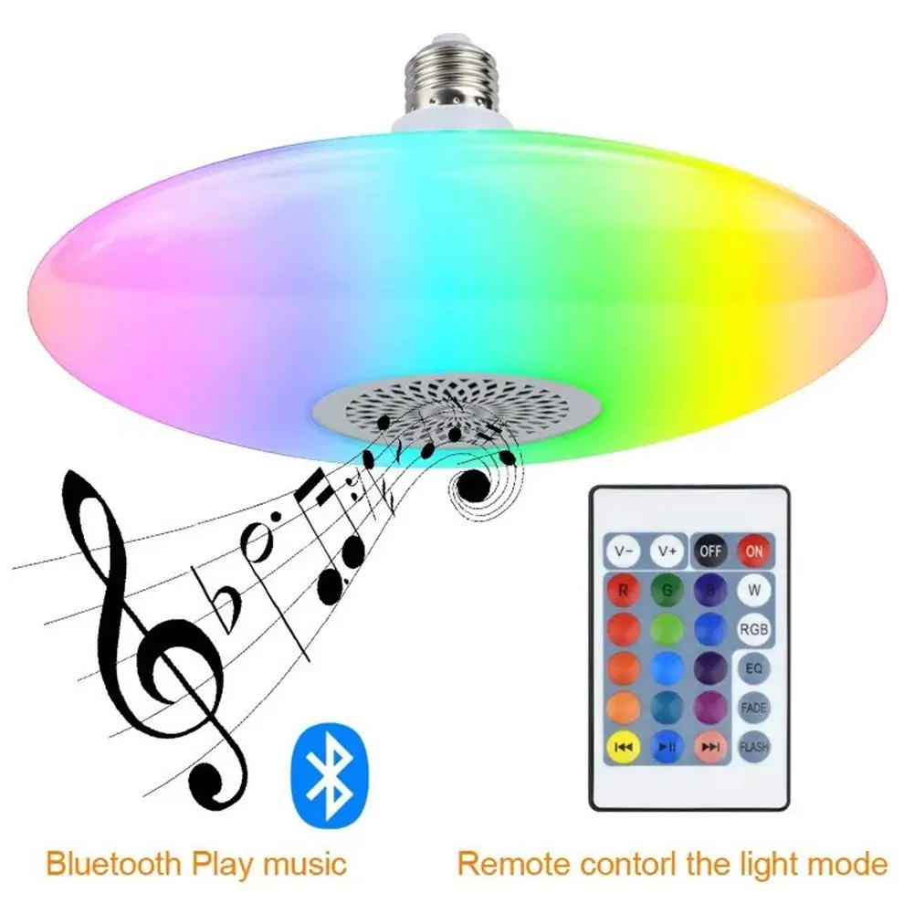 Лампа E27 с Bluetooth, музыкальная лампа RGB, цветсветильник + белый свет, лампа высокой мощности с дистанционным управлением, цветная лампа, музыка...
Лампа E27 с Bluetooth, музыкальная лампа RGB, цветсветильник + белый свет, лампа высокой мощности с дистанционным управлением, цветная лампа, музыка...