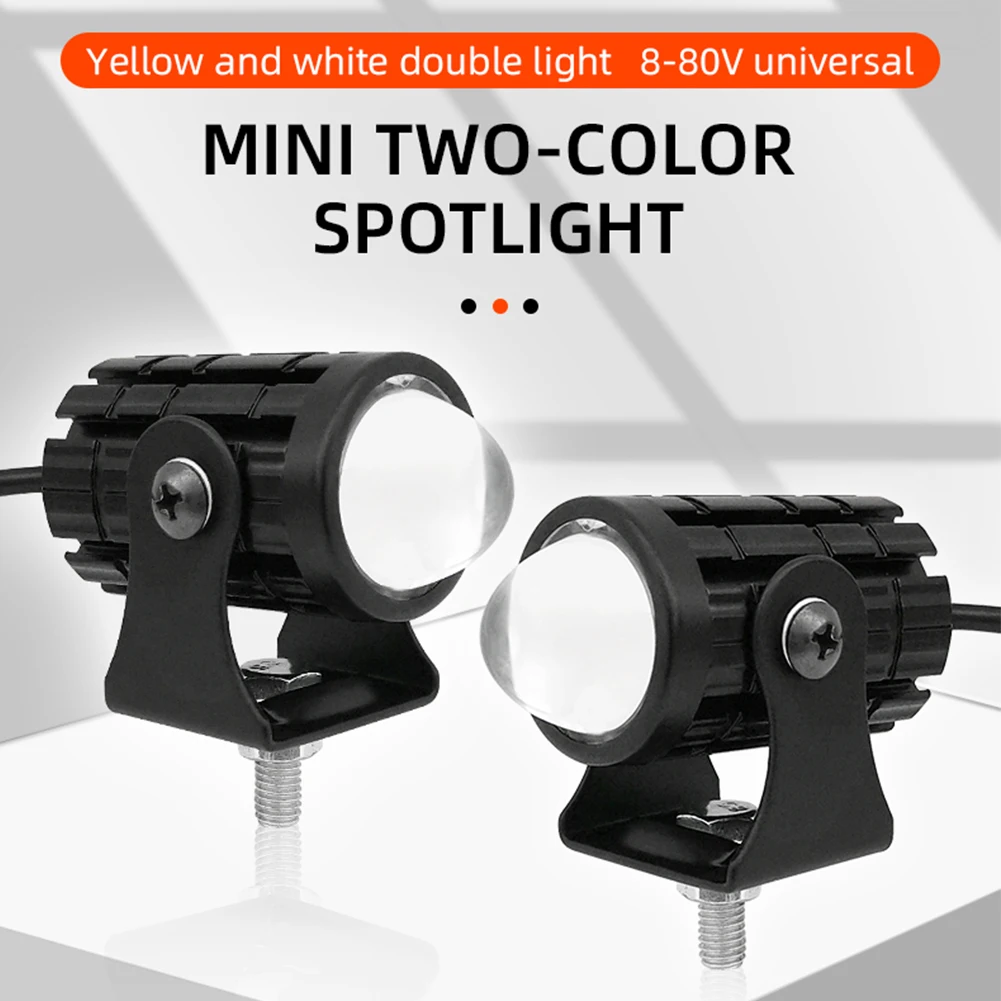 Motorcycle Auxiliary Light LED Spot Beam 24W Driving Light White/Amber 2 Color with Switch Waterproof for Motorcycle Off-road
Motorcycle Auxiliary Light LED Spot Beam 24W Driving Light White/Amber 2 Color with Switch Waterproof for Motorcycle Off-road