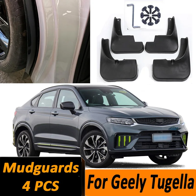 Mudguards for Geely Tugella 2022 2023 Accessories Mud Flaps Anti-splash Guards Fender Front Rear Wheel Car Stying
Mudguards for Geely Tugella 2022 2023 Accessories Mud Flaps Anti-splash Guards Fender Front Rear Wheel Car Stying