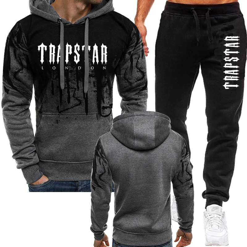 Tracksuit TRAPSTAR Brand Printed Sportswear Men 16 Colors Warm Two Pieces Set Loose Hoodie Sweatshirt + Pants Set Hoodie Jogging
Tracksuit TRAPSTAR Brand Printed Sportswear Men 16 Colors Warm Two Pieces Set Loose Hoodie Sweatshirt + Pants Set Hoodie Jogging