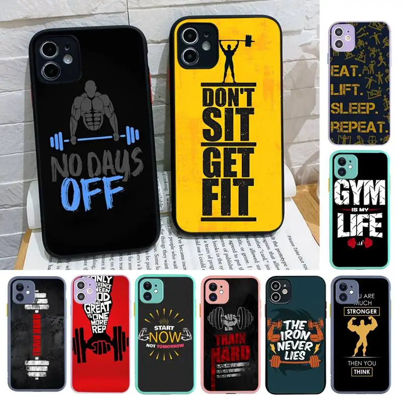 Gym Fitness Bodybuilding Phone Case for iPhone X XR XS 7 8 Plus 11 12 13 pro MAX 13mini Translucent Matte Case
Gym Fitness Bodybuilding Phone Case for iPhone X XR XS 7 8 Plus 11 12 13 pro MAX 13mini Translucent Matte Case