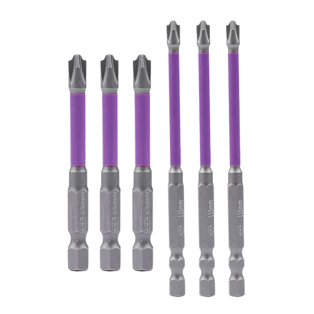6pcs FPH2 65mm 110mm Magnetic Special Slotted Cross Screwdriver Bit Phosphating Rust Proof Bit For Electrician Hand Tools
6pcs FPH2 65mm 110mm Magnetic Special Slotted Cross Screwdriver Bit Phosphating Rust Proof Bit For Electrician Hand Tools