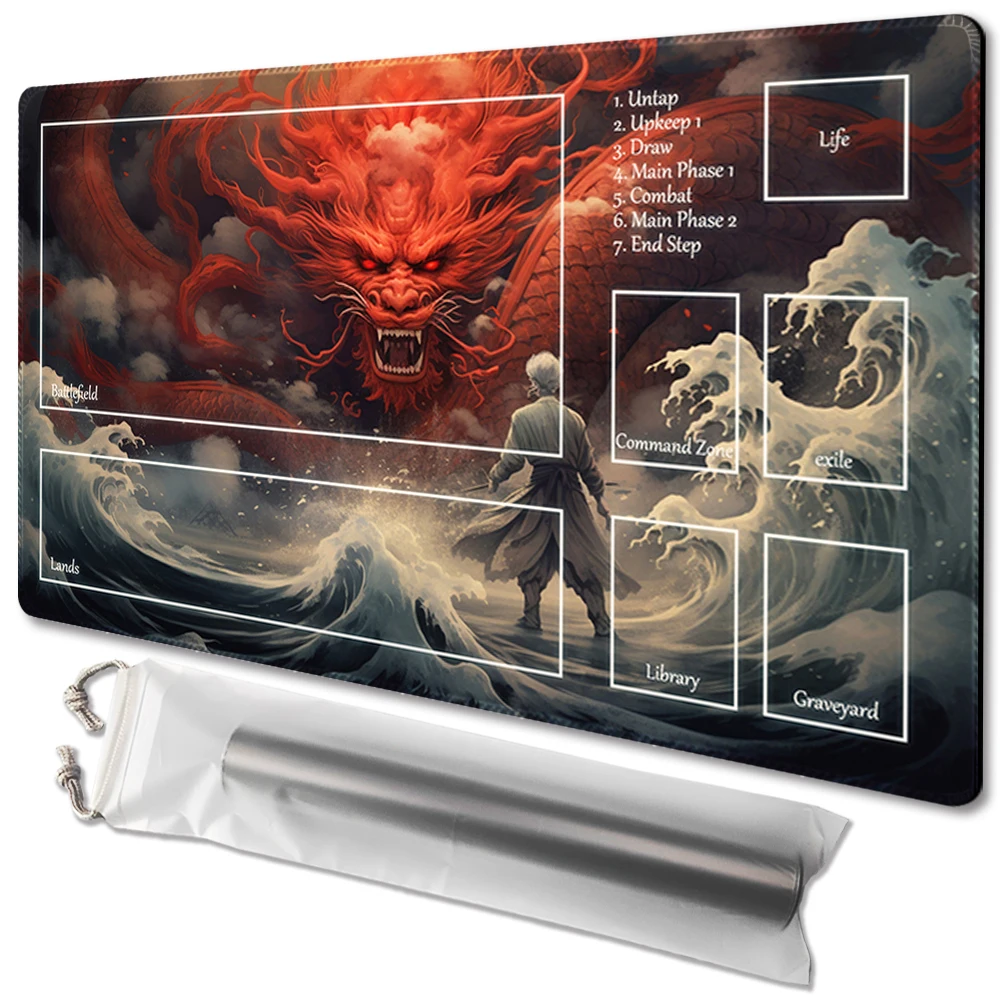 Red Dragon- Board Game TCG Playmat Table Mat Game Size 60X35 CM Mousepad Compatible for MTG CCG
Red Dragon- Board Game TCG Playmat Table Mat Game Size 60X35 CM Mousepad Compatible for MTG CCG