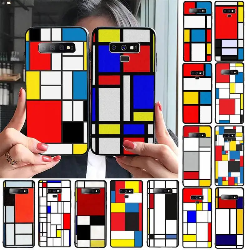 TOPLBPCS Mondrian Grid Phone Case For Samsung Galaxy S20 S10 Plus S10E S5 S6 S7edge S8 S9 S9Plus S10lite 2020
TOPLBPCS Mondrian Grid Phone Case For Samsung Galaxy S20 S10 Plus S10E S5 S6 S7edge S8 S9 S9Plus S10lite 2020