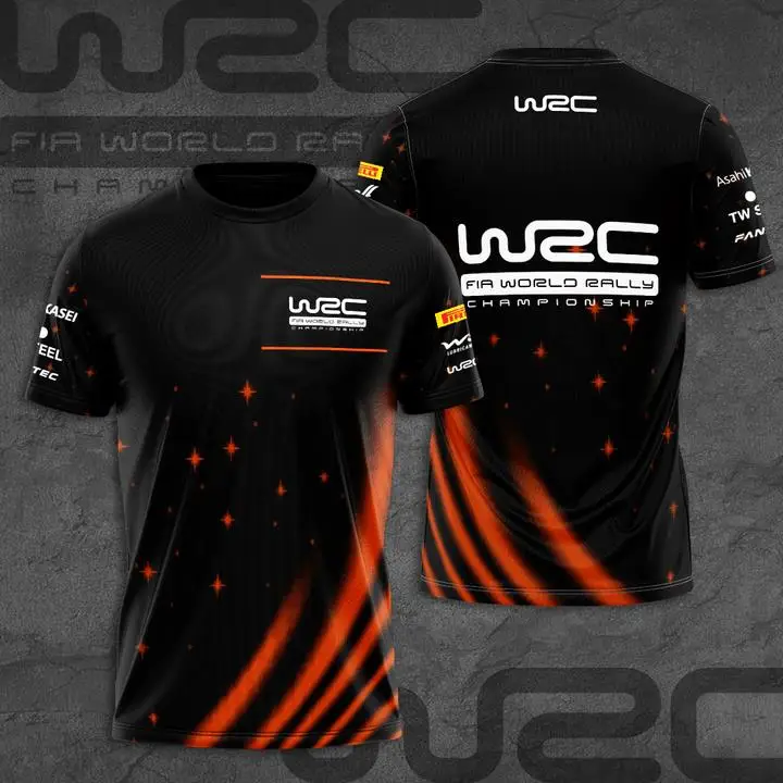 WRC-мужские и женские футболки с круглым вырезом, уличная одежда, большие размеры, для экстремального спорта на открытом воздухе, 3D-печать, Гонки Ралли
WRC-мужские и женские футболки с круглым вырезом, уличная одежда, большие размеры, для экстремального спорта на открытом воздухе, 3D-печать, Гонки Ралли
