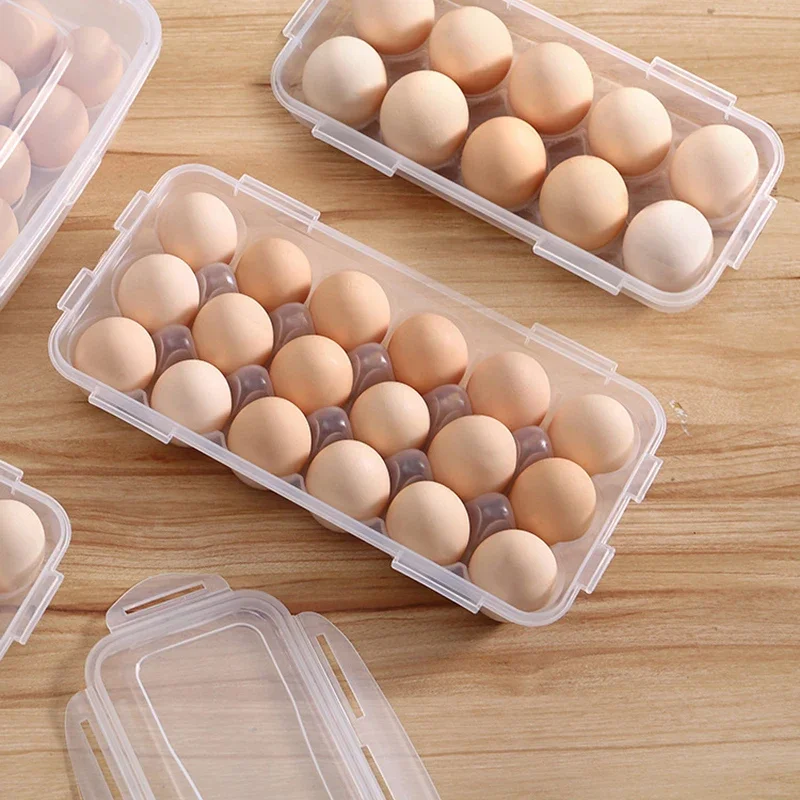 Egg Container Organizer Egg Storage Box 10/18 Girds Fresh Keeping Clear Plastic Case for Refrigerator
Egg Container Organizer Egg Storage Box 10/18 Girds Fresh Keeping Clear Plastic Case for Refrigerator