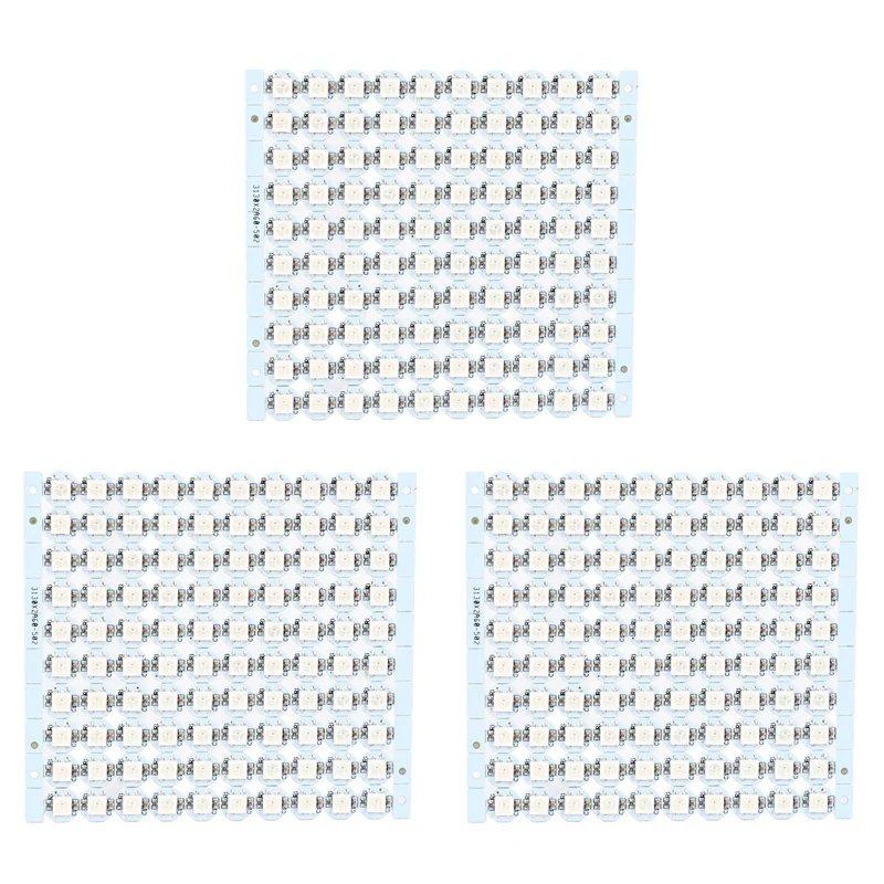 2 Pcs WS2812B SMD 5050 RGB LED Addressable Light String Board 100X4-Pin DC5V LED Pixels Light Strip White
2 Pcs WS2812B SMD 5050 RGB LED Addressable Light String Board 100X4-Pin DC5V LED Pixels Light Strip White