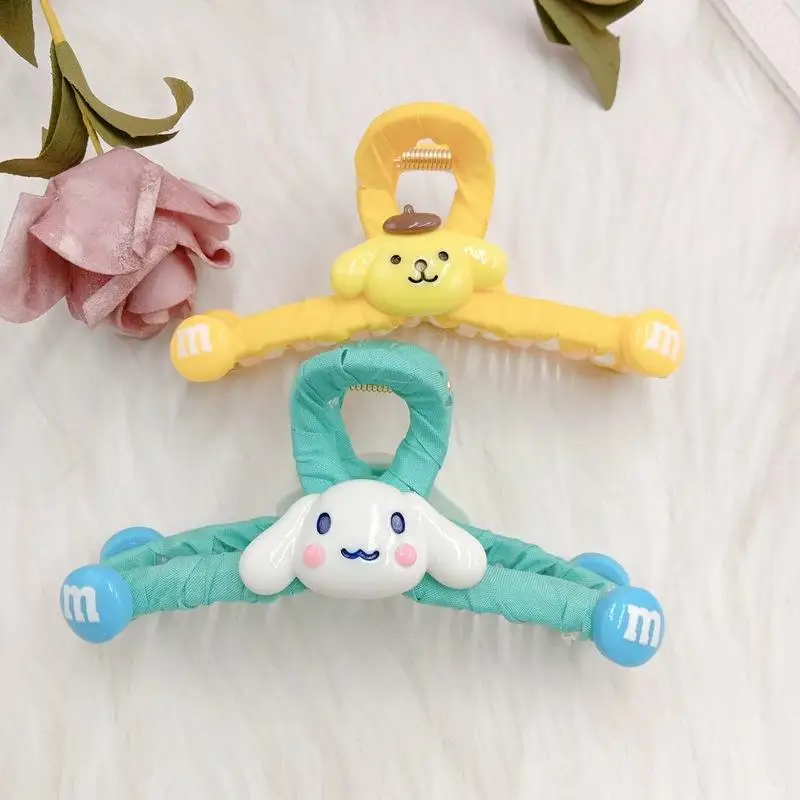 Модная заколка для волос Kawaii Sanrio Милая Kuromi My Melody Cinnamoroll мультфильм аниме захват зажим плюшевые игрушки для девочек подарок
Модная заколка для волос Kawaii Sanrio Милая Kuromi My Melody Cinnamoroll мультфильм аниме захват зажим плюшевые игрушки для девочек подарок