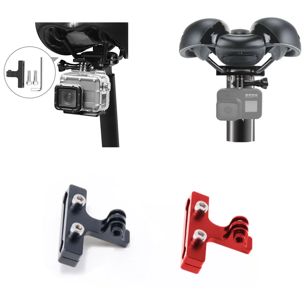 Aluminum Bike Bicycle Saddle Bike Seat Mount Tripod Holder Bracket Adapter Clamp for Gopro Hero 9 7 5 4 SJCAM Yi 4k mijia camera
Aluminum Bike Bicycle Saddle Bike Seat Mount Tripod Holder Bracket Adapter Clamp for Gopro Hero 9 7 5 4 SJCAM Yi 4k mijia camera